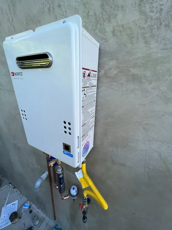 Tankless water heater installation for Upland homes